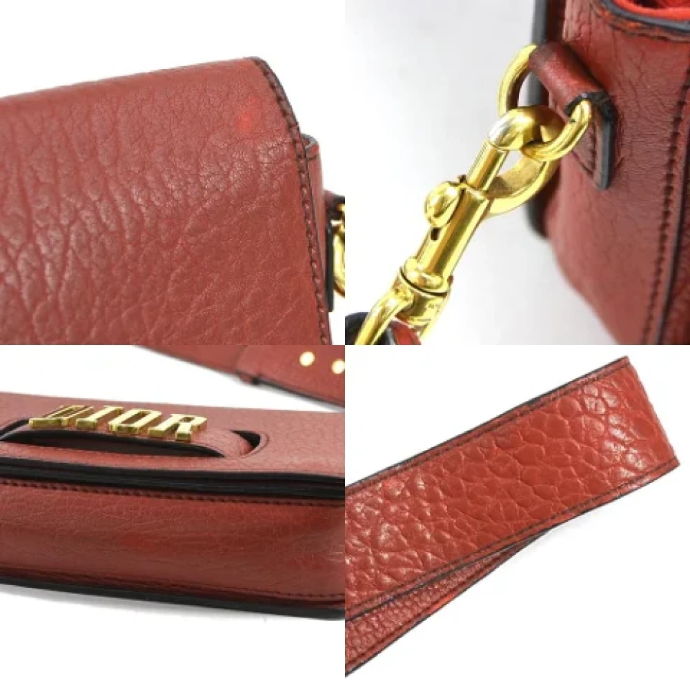 Dior Vintage Pre-owned Fabric dior-bags Red Dames