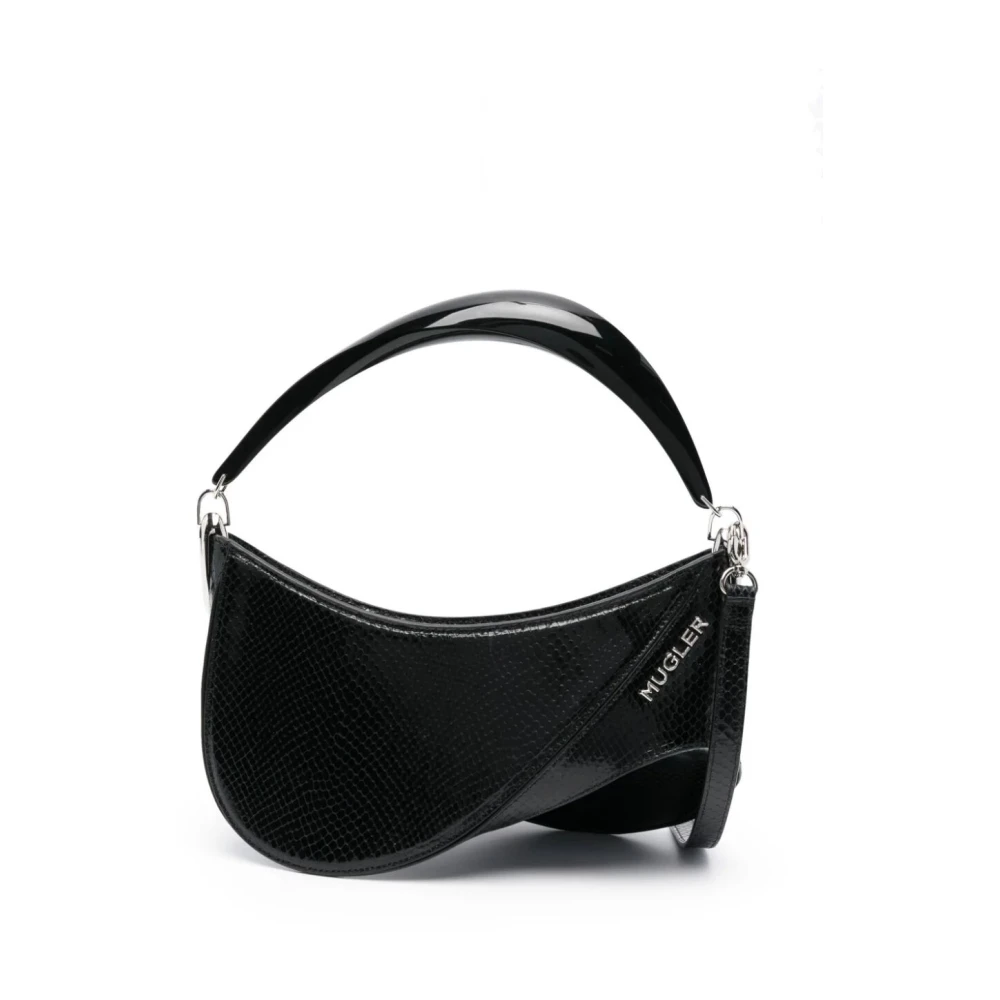 Mugler Stijlvolle Handtas voor Dagelijks Gebruik Black Dames