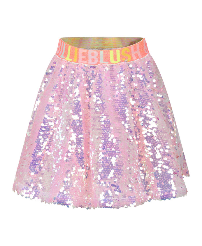 jupe-rose-a-paillettes-taille-elastique