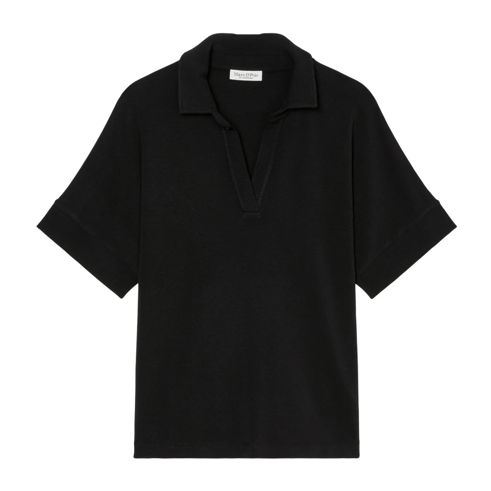 Marc O'Polo NorHeren polo shirt Black Dames