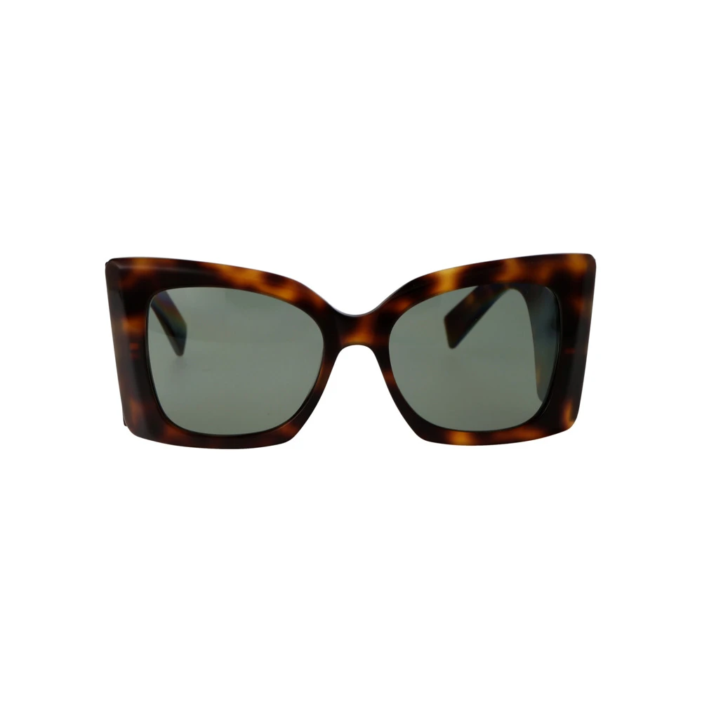 Saint Laurent Stijlvolle zonnebril voor vrouwen SL M119 BLAZELarge Brown Dames