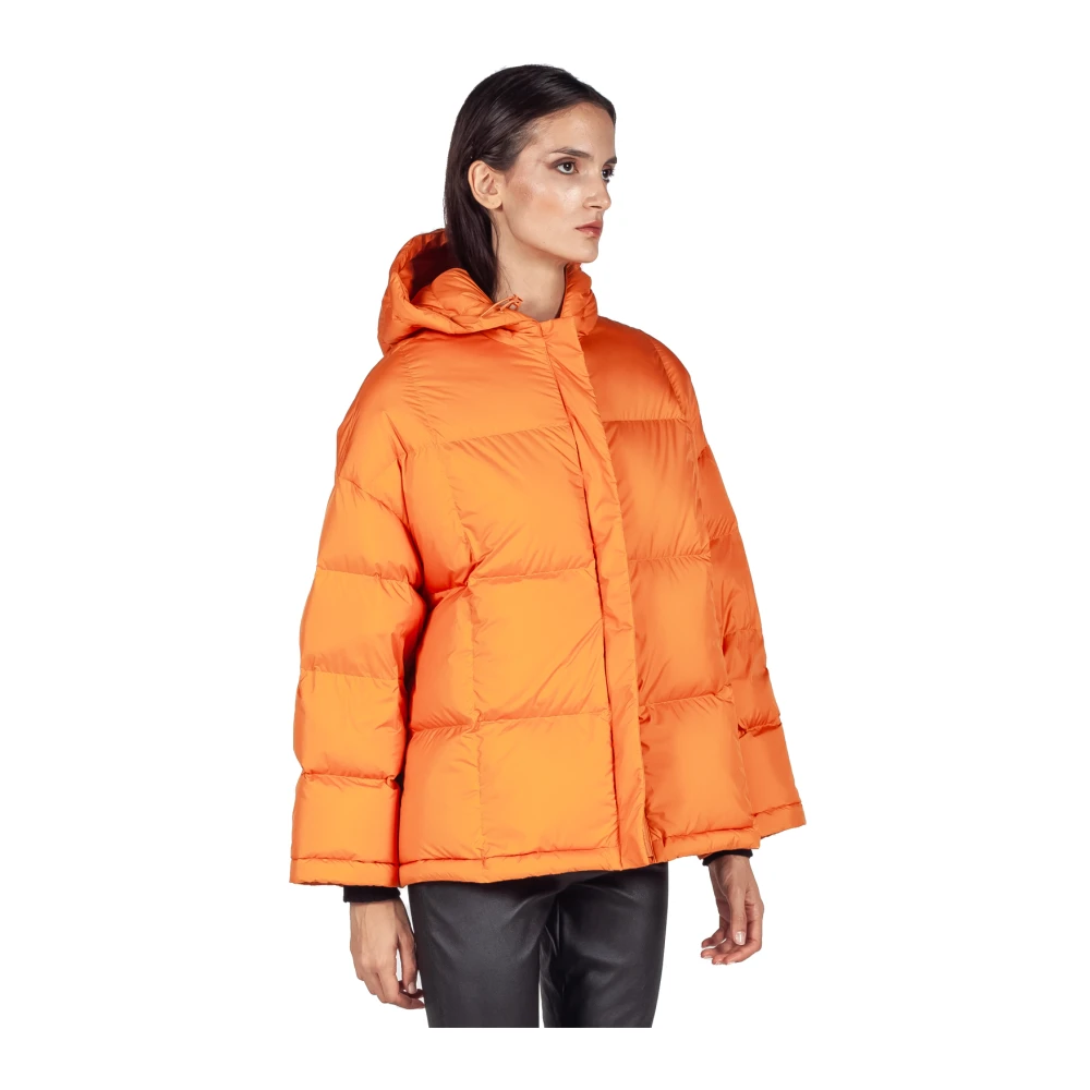 Liviana Conti Oranje Gewatteerde Pufferjas Orange Dames