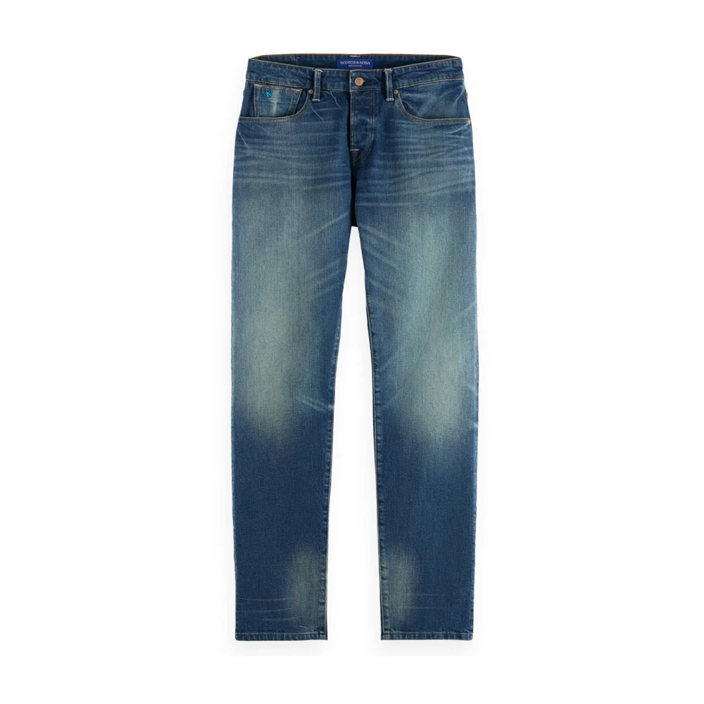 Scotch & Soda Blauwe Regular Slim Jeans 178934 Blue Heren