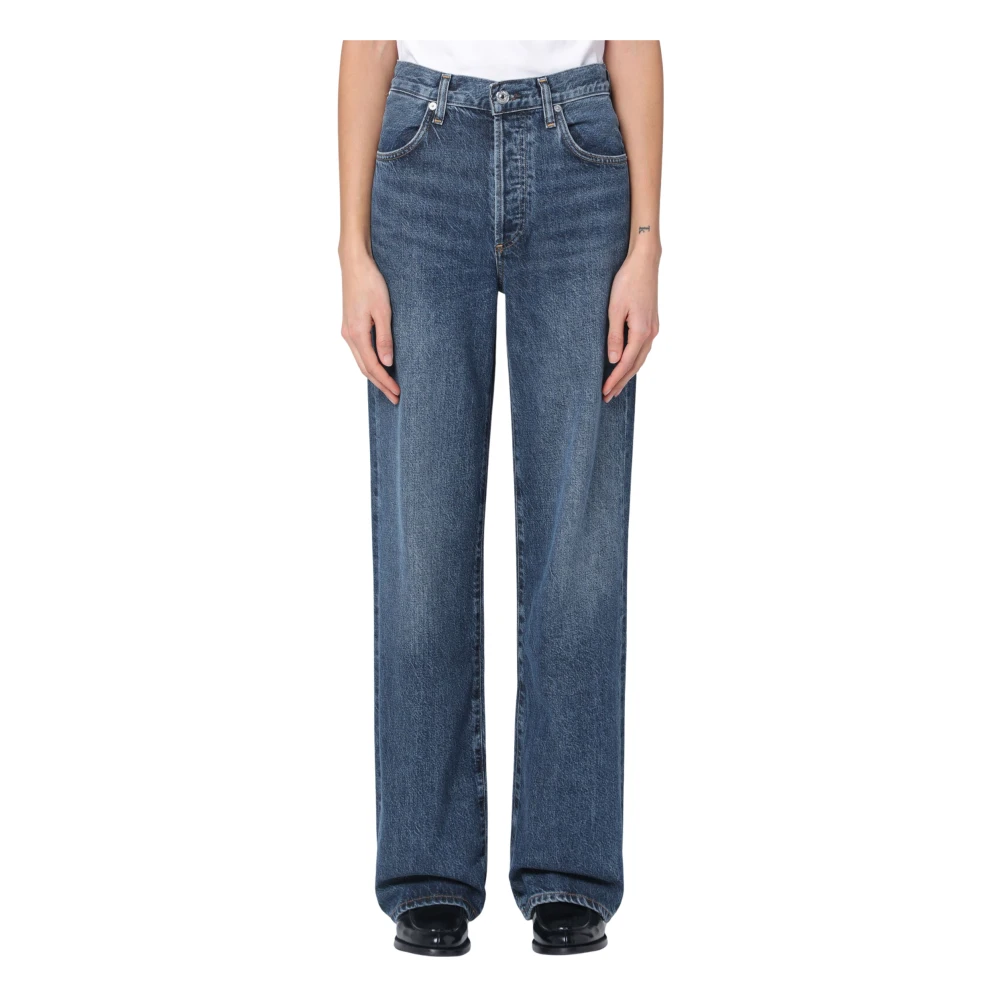 Citizens of Humanity Palazzo Stijl Denim Jeans Blue Dames