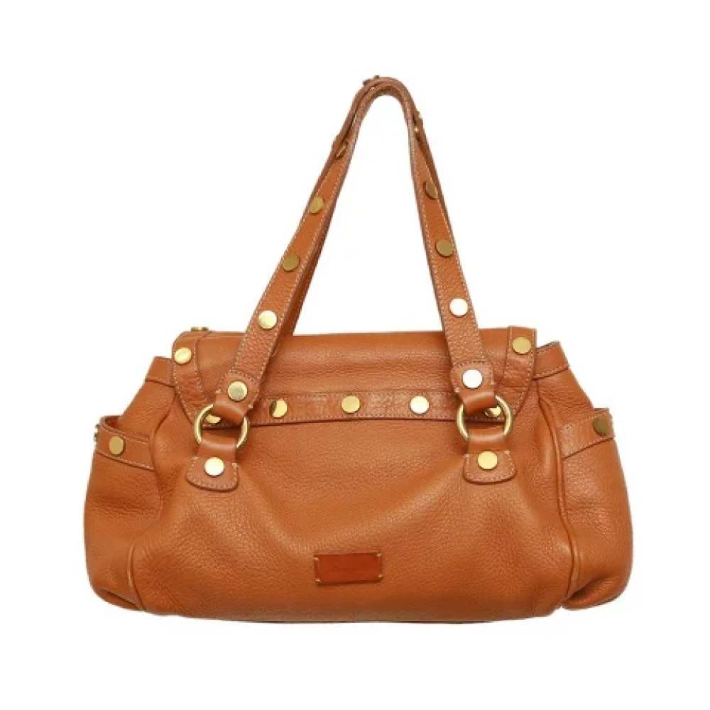 Moschino Pre-Owned Pre-owned Leather handbags Brown Dames