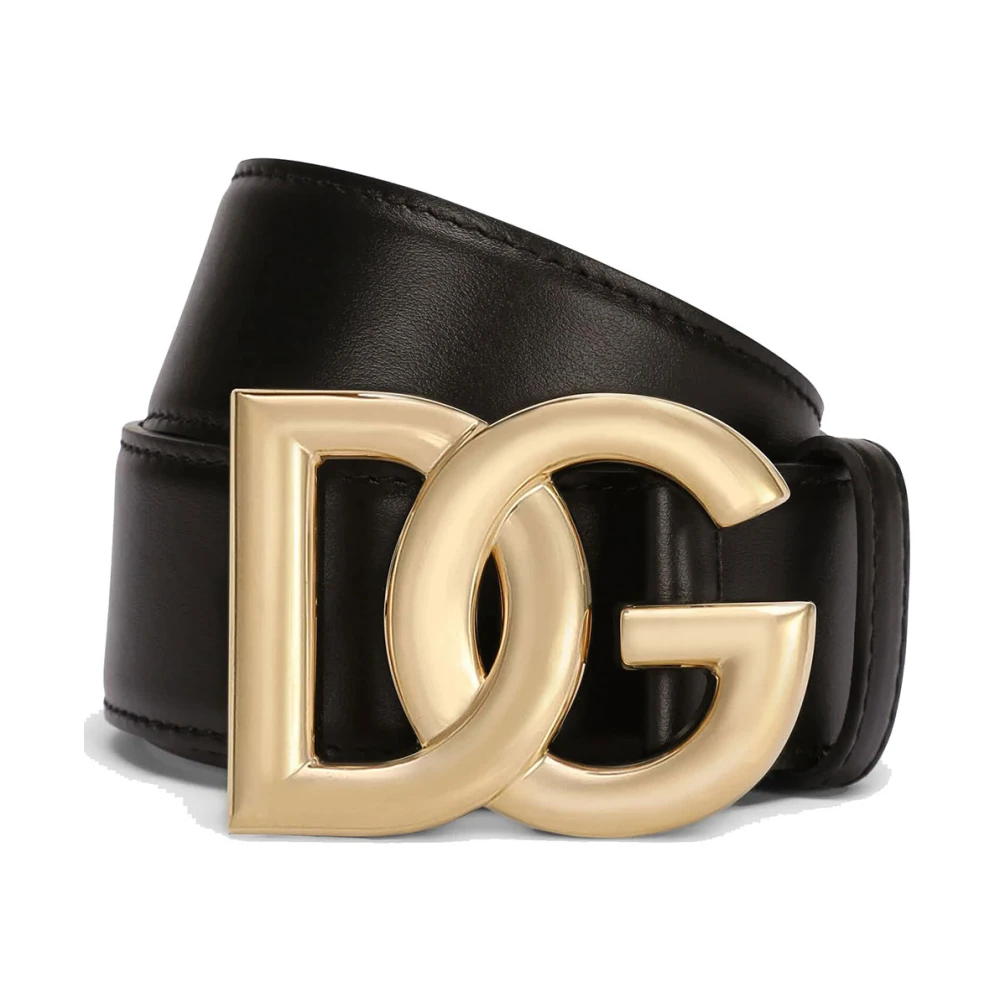 Dolce & Gabbana Logo Riem Black Dames