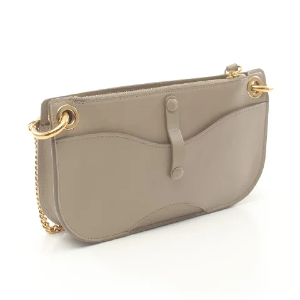 Chloé Pre-owned Leather shoulder-bags Beige Dames