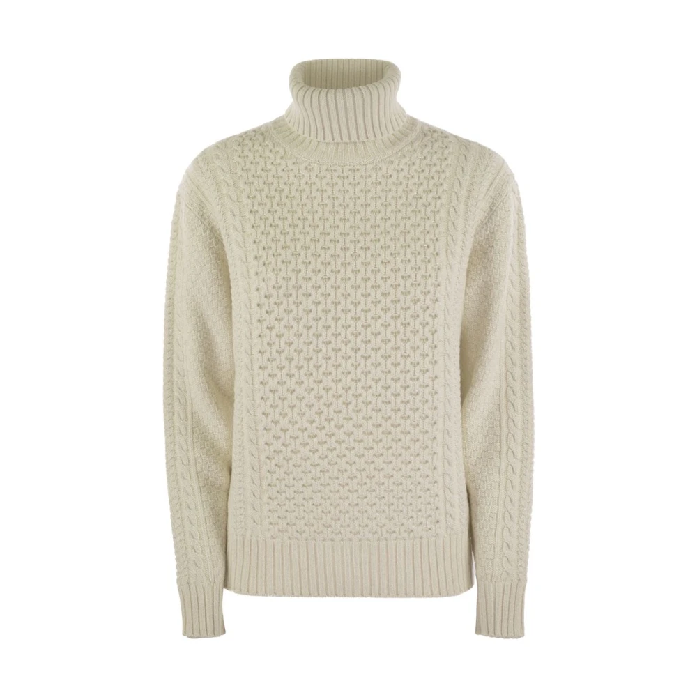 Fabiana Filippi Women's White Turtlenecks, Xs, Turtleneck Jumper