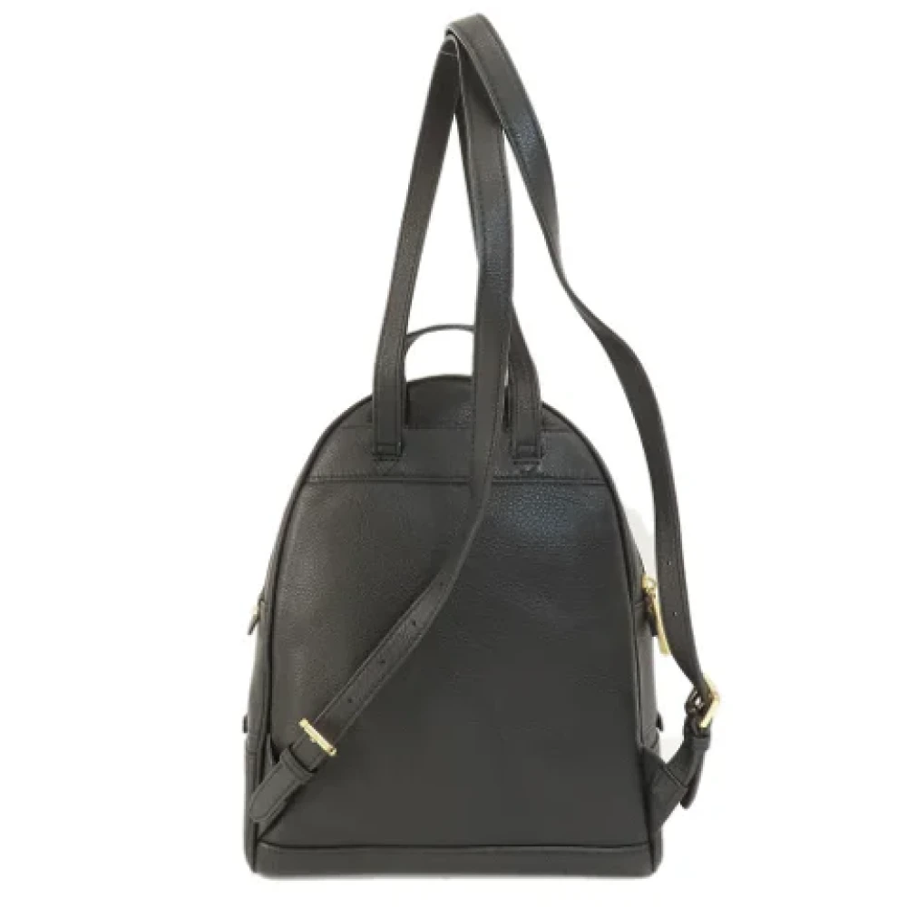 Michael Kors Pre-owned Leather backpacks Black Dames
