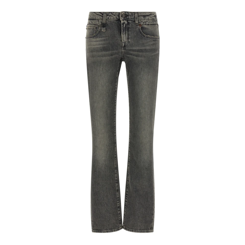 R13 Bootcut Jeans, Female, W28, Tobi Boy Jeans Black