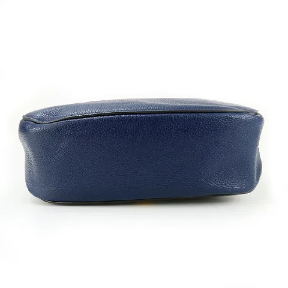 Coach Pre-owned Leather shoulder-bags Blue Dames