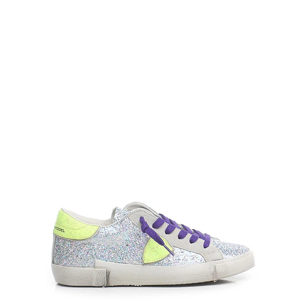 Philippe Model Women's Gray Sneakers, 7 Uk, Prsx Trainers