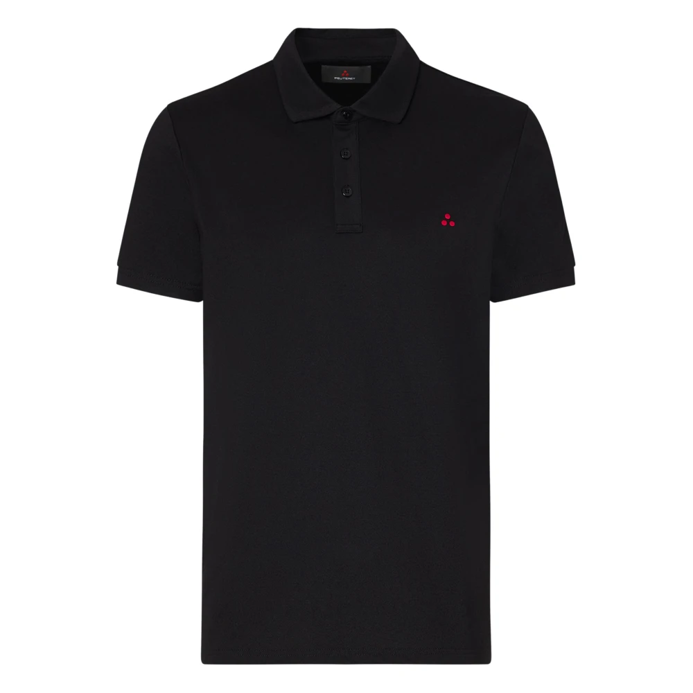 Peuterey Men's Black Polo Shirts, Xl, Mezzola 02 Polo