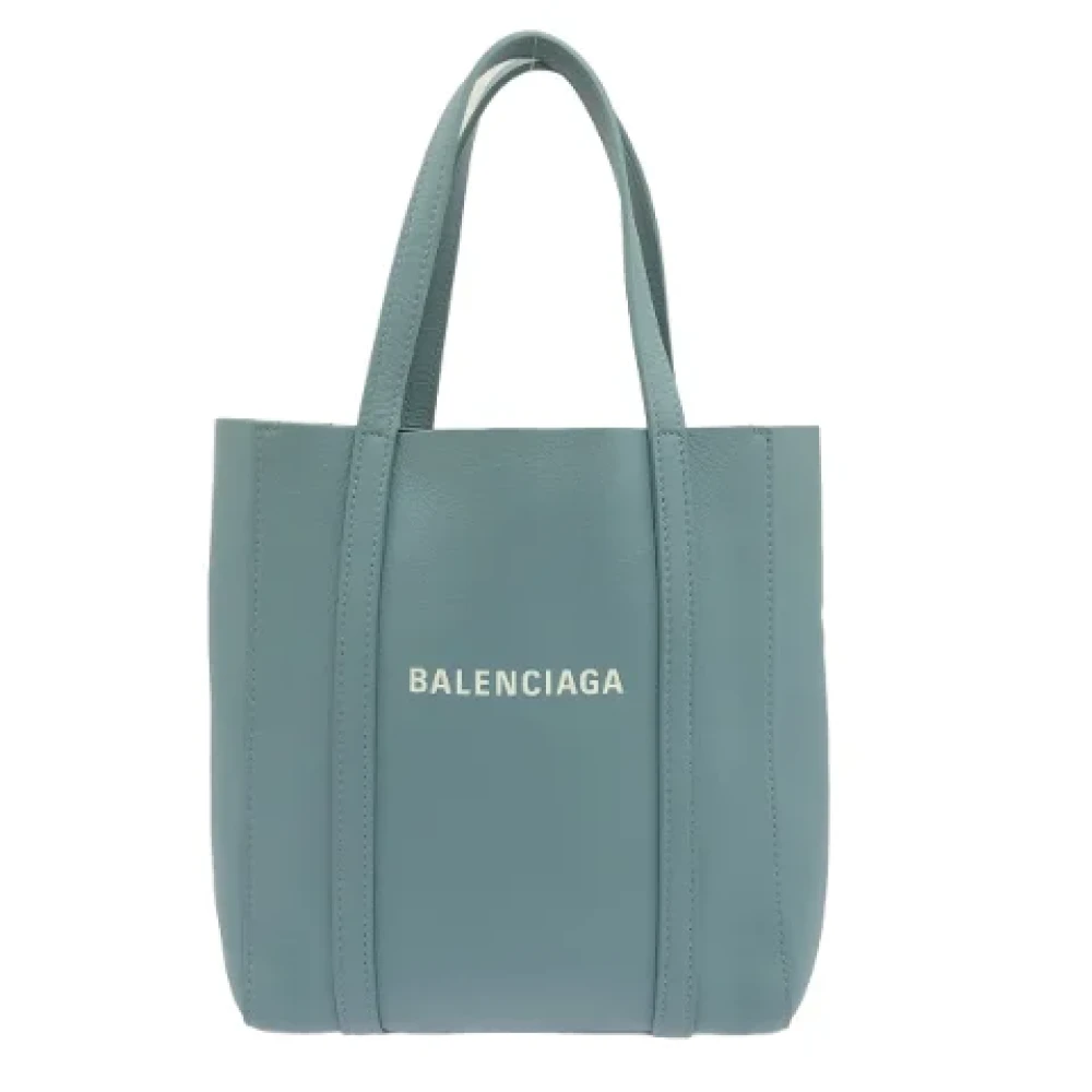 Balenciaga Vintage Pre-owned Leather balenciaga-bags Blue Dames