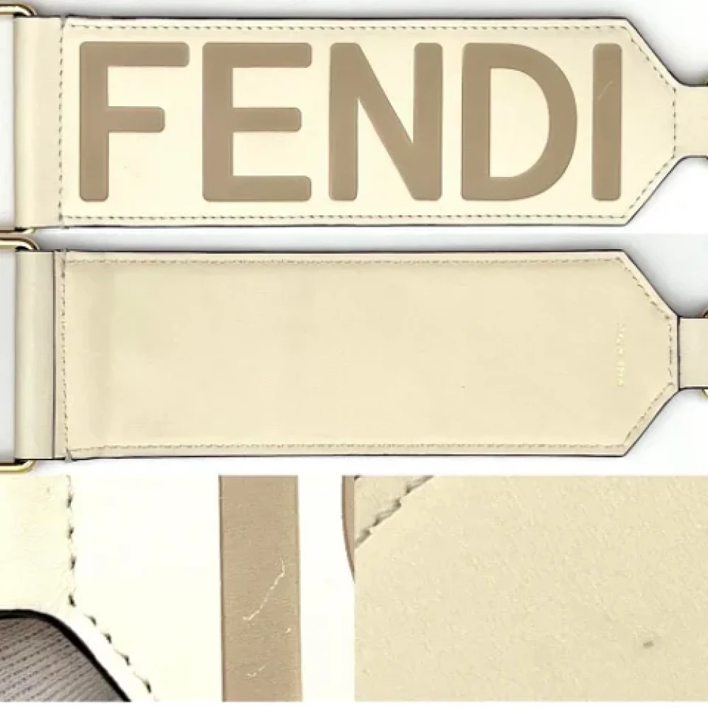 Fendi Vintage Pre-owned Leather home-office Brown Heren