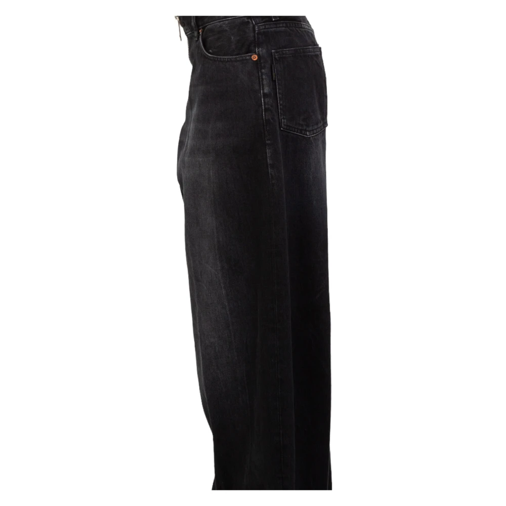 Haikure Zip Bassano Jeans Black Dames