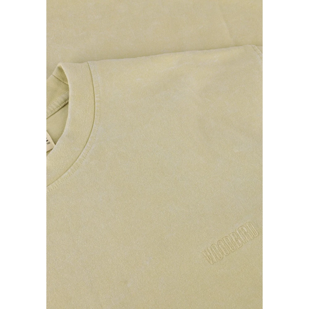 Woodbird Zand Longsleeve Tee voor Heren Beige Heren