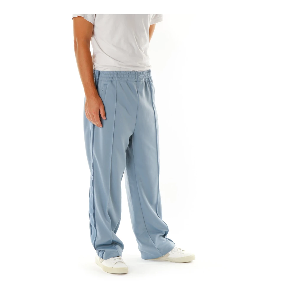 Carhartt WIP Gestreepte Loose Fit Sweat Pants Blue Heren