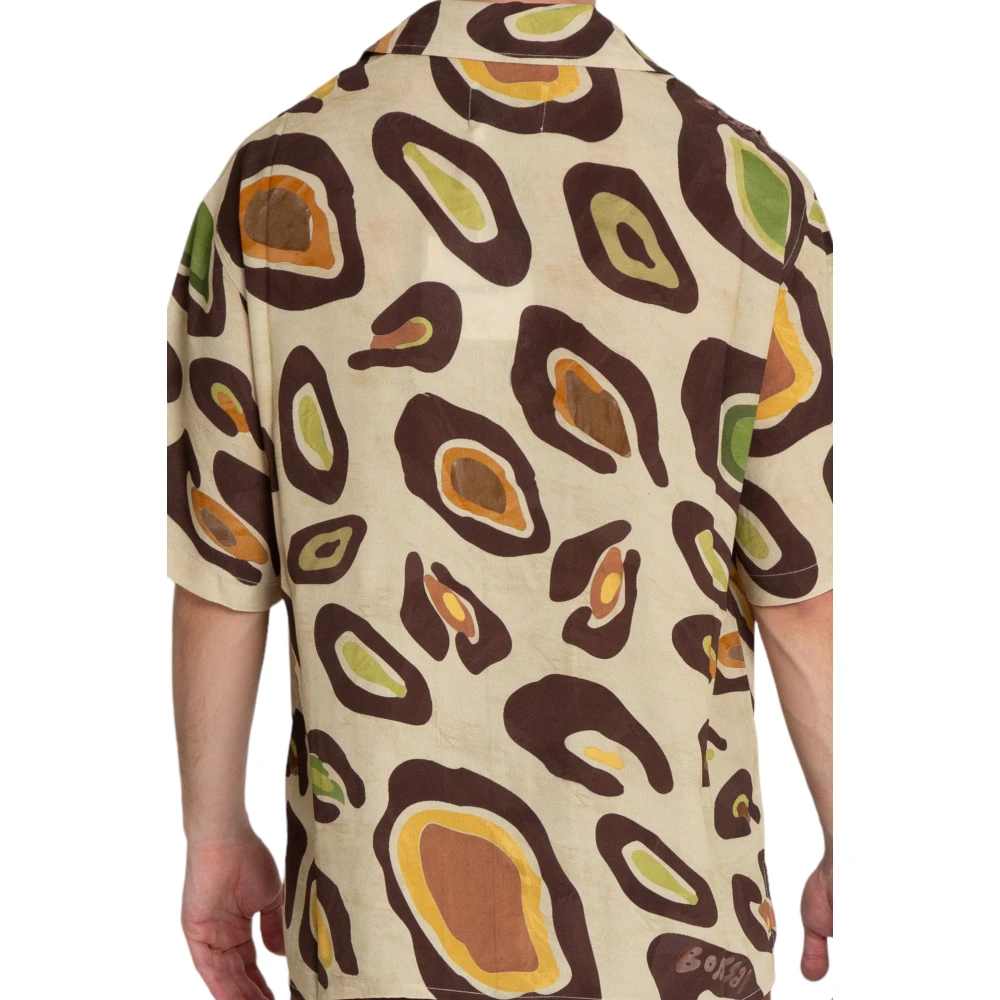 Bonsai Oversized Bowling Shirt in Collectiekleur Multicolor Heren