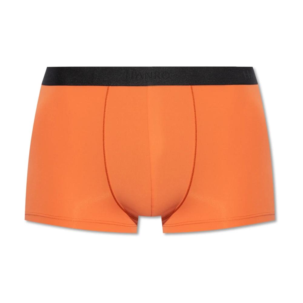 Hanro Boxershorts met logo Orange Heren
