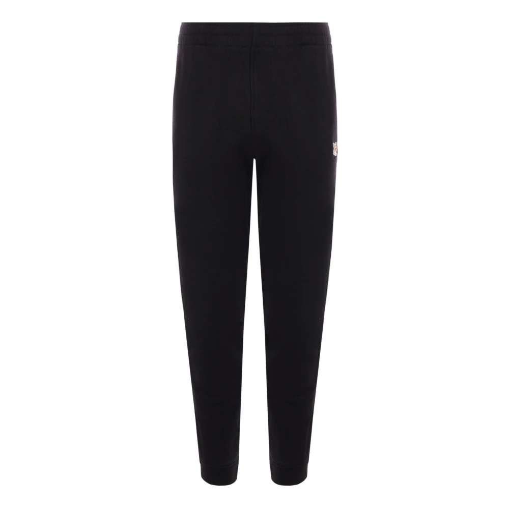 Maison Kitsuné Trousers Black Heren