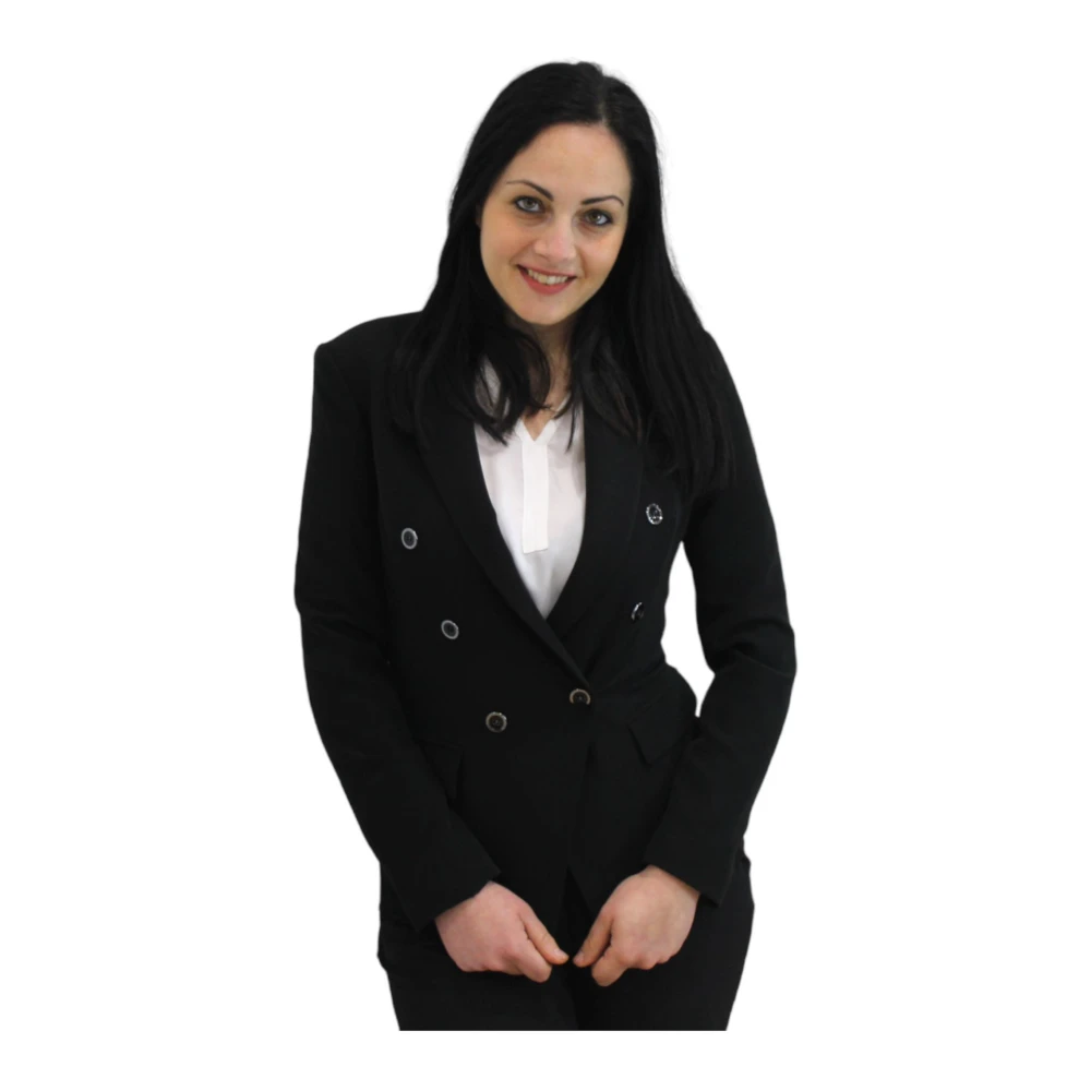 Kocca Stijlvolle Blazer Jas Black Dames
