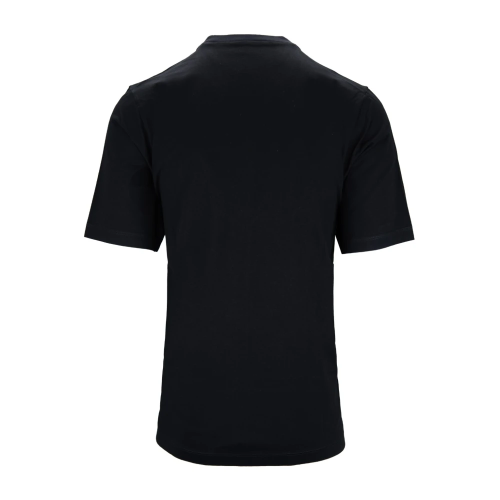 Dsquared2 Heren Bedrukt Katoenen T-Shirt Black Heren