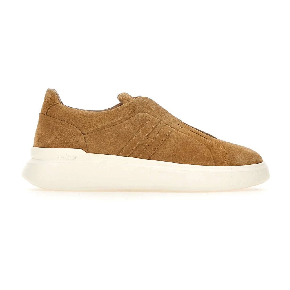 Hogan Men's Brown Sneakers, 5 Uk, H580 Slip-On