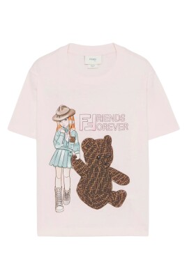 pink-striped-bow-dress-for-girls