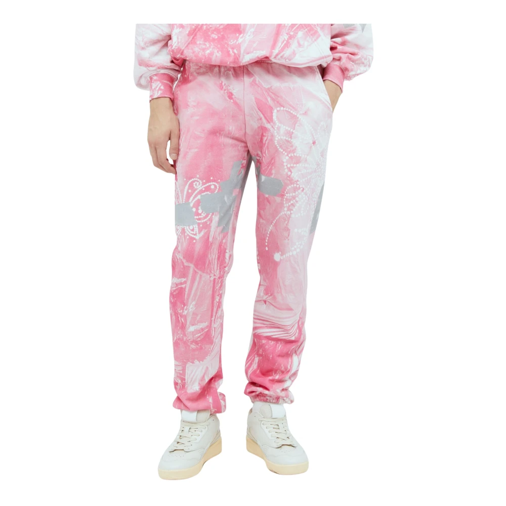 Praying Uomo Rosa - Pantaloni Della Tuta Garbage - Trousers - S