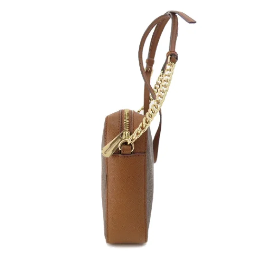 Michael Kors Pre-owned Fabric shoulder-bags Brown Dames