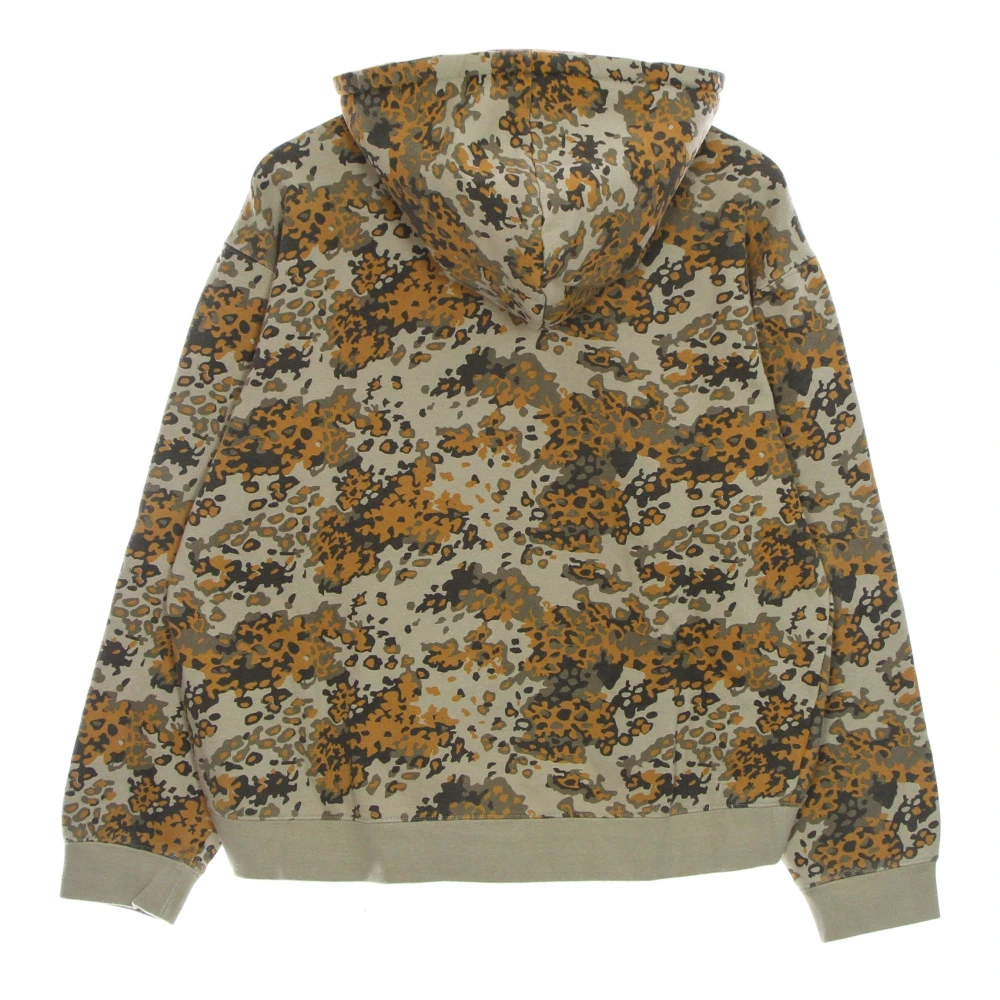 HUF Camo Print Mockneck Hoodie Dames Brown Dames