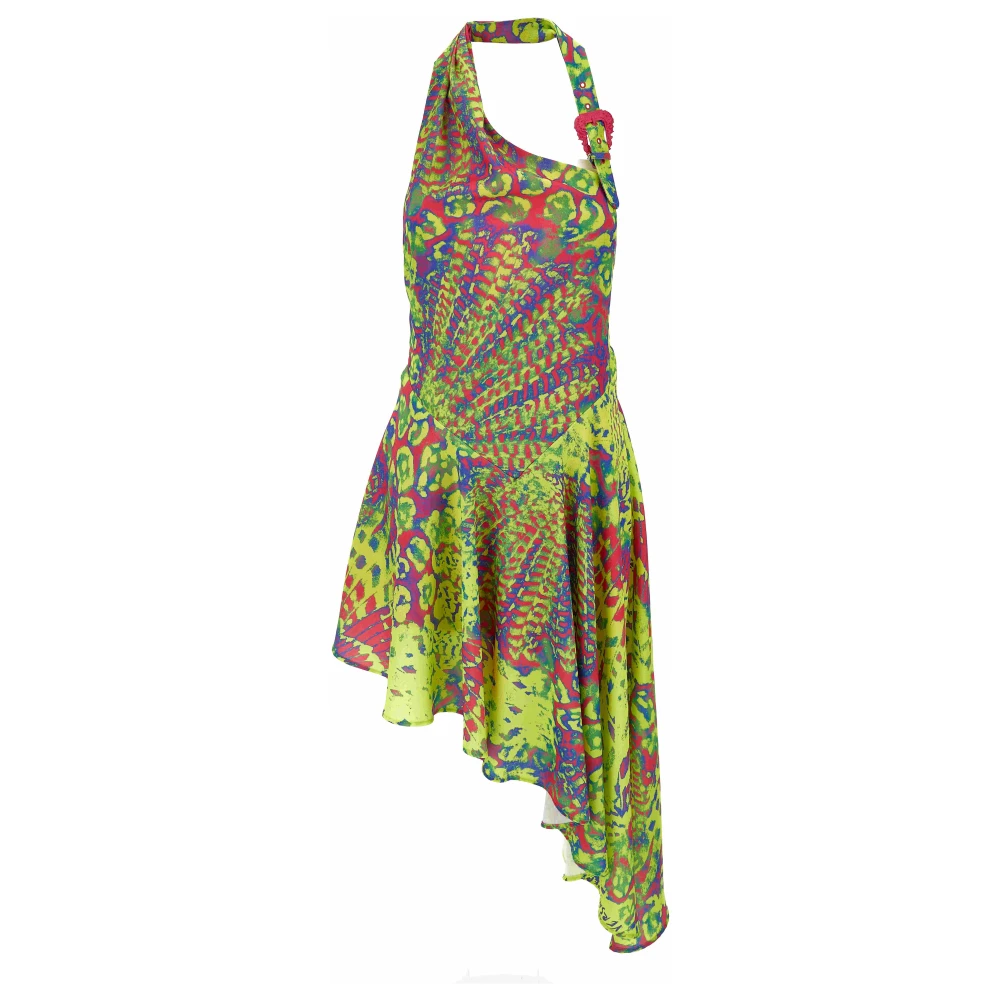 Versace Jeans Couture Elegante Designerjurken Multicolor Dames