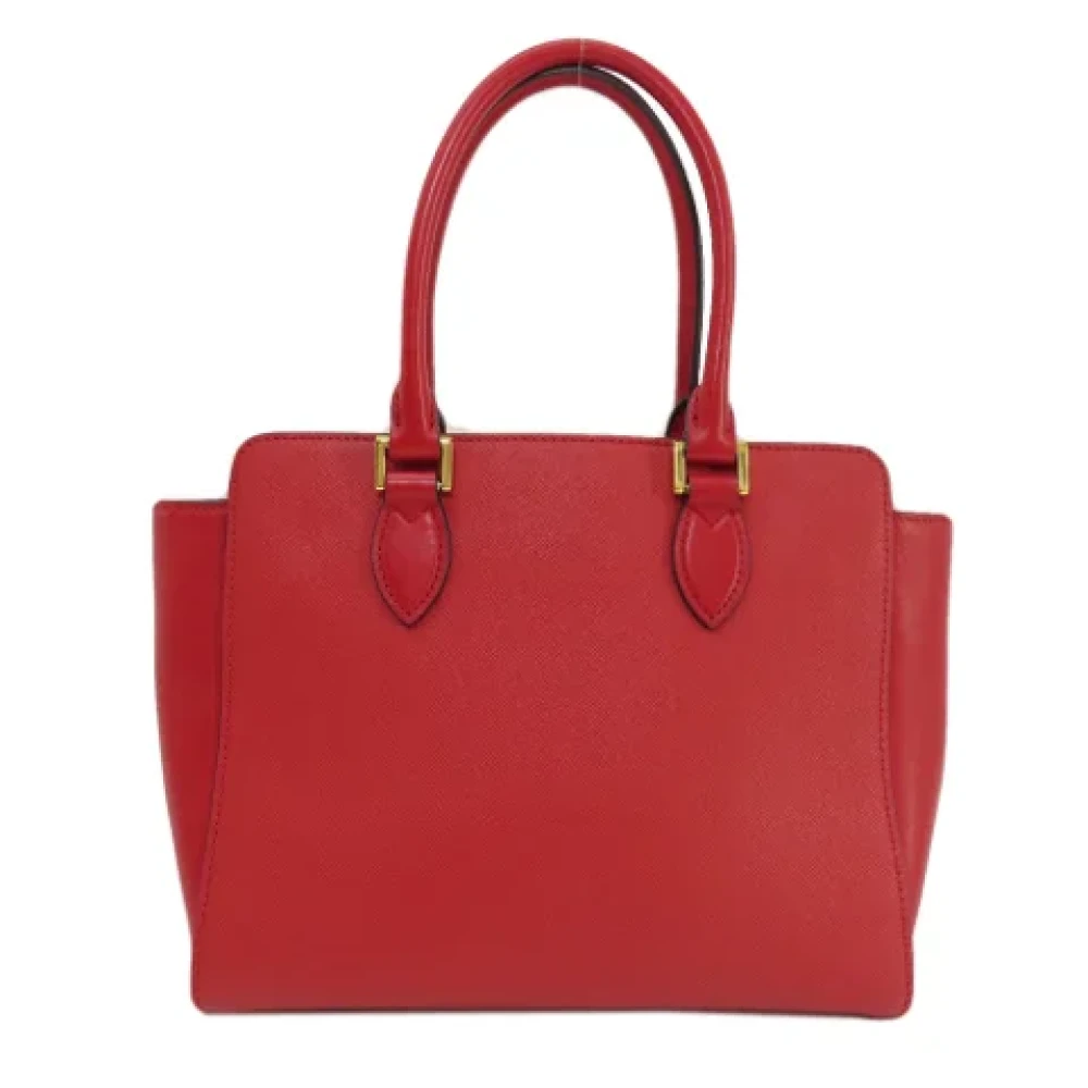 Prada Vintage Pre-owned Fabric prada-bags Red Dames