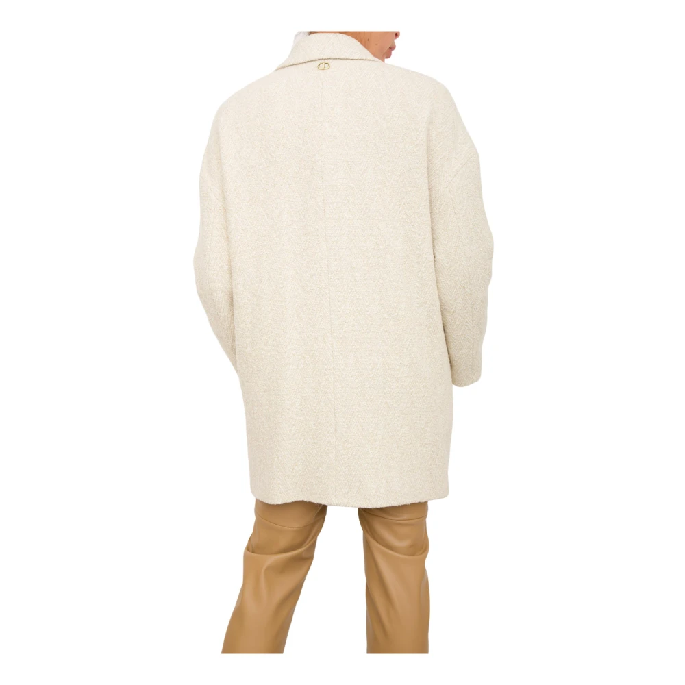 Twinset Witte Jas White Dames