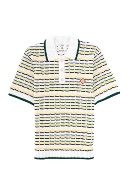 Tuck Stitch Polo Shirt