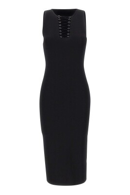 midi dress kaos Cap Sleeve Cut-Out Back Willow Tie fastening Kaos midi dresses at FARFETCH