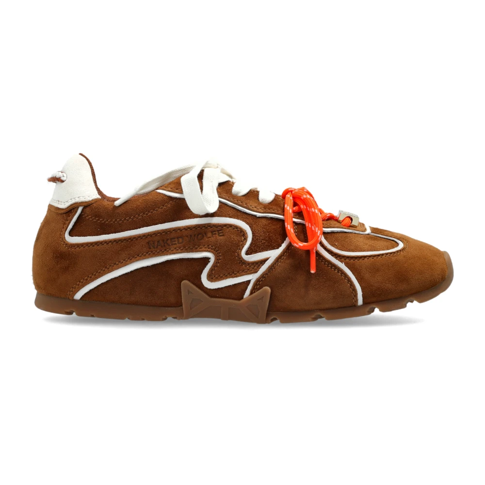 Naked Wolfe Adored Suède Sneakers Dames Schoenen Bruin