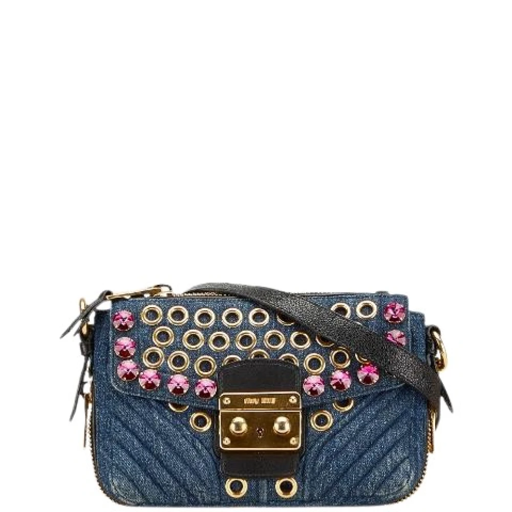 Pre-owned > Pre-owned Bags > Pre-owned Cross Body Bags - - Miu Miu Pre-owned - Modalova