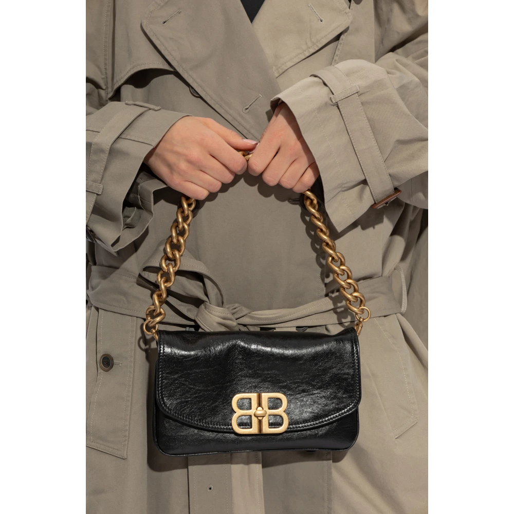 Balenciaga Kleine BB Soft schoudertas Black Dames