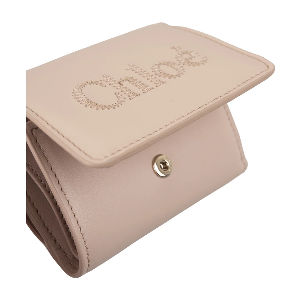 Chloé Roze Trifold Mini Portemonnee Pink Dames