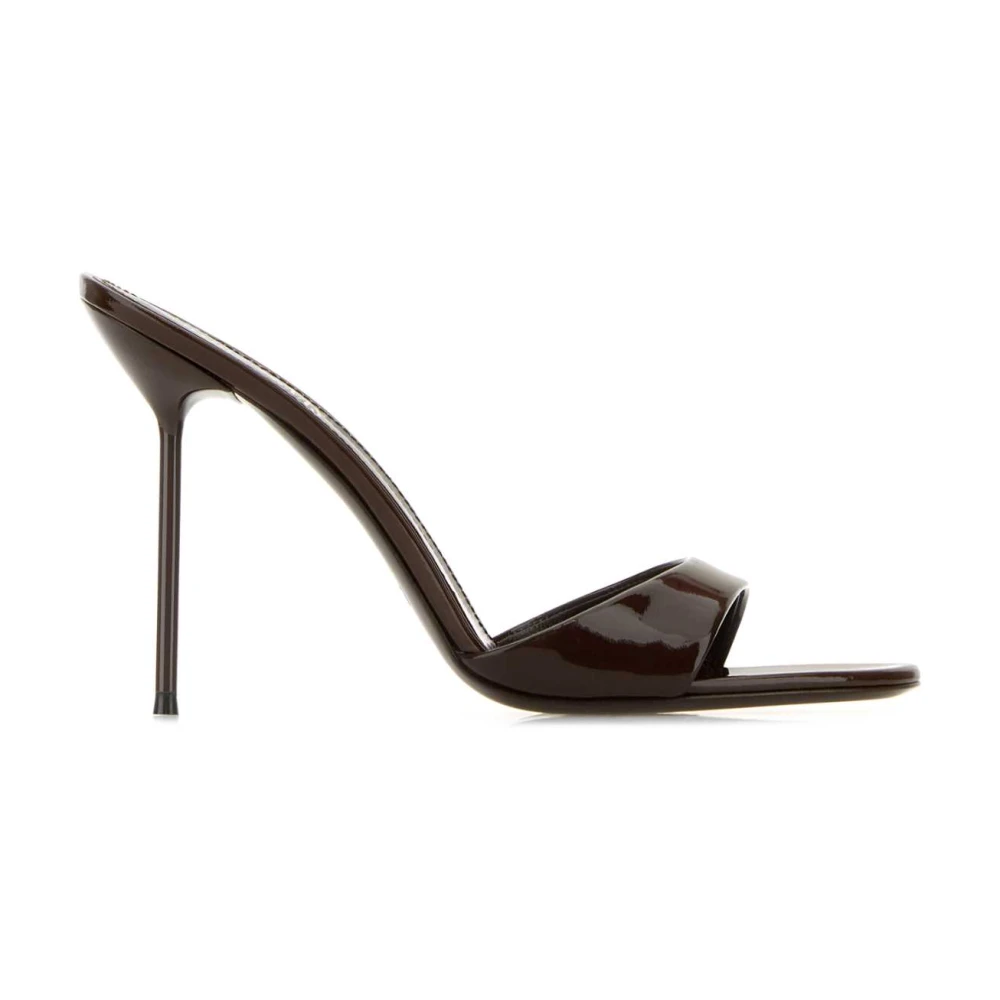 Paris Texas Women's Brown Leather Lidia Mules Sandals