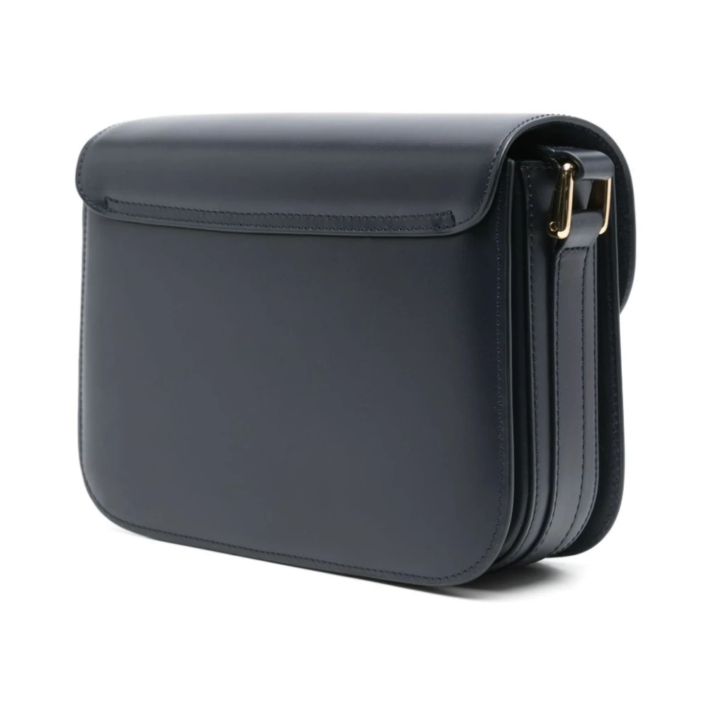 A.p.c. Blauwe Schoudertas met Voorste Sluiting Blue Dames