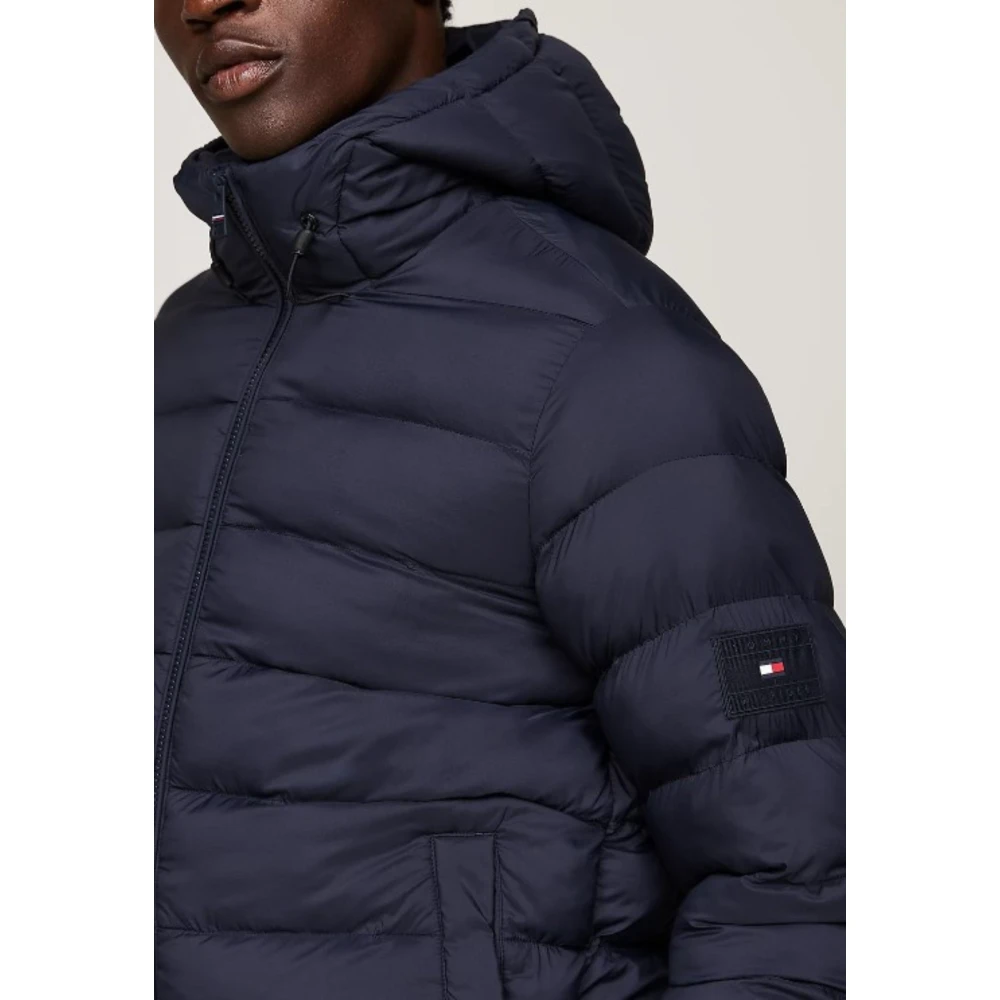 Tommy Hilfiger Heren Hoodie Lichtgewicht Jas Blue Heren