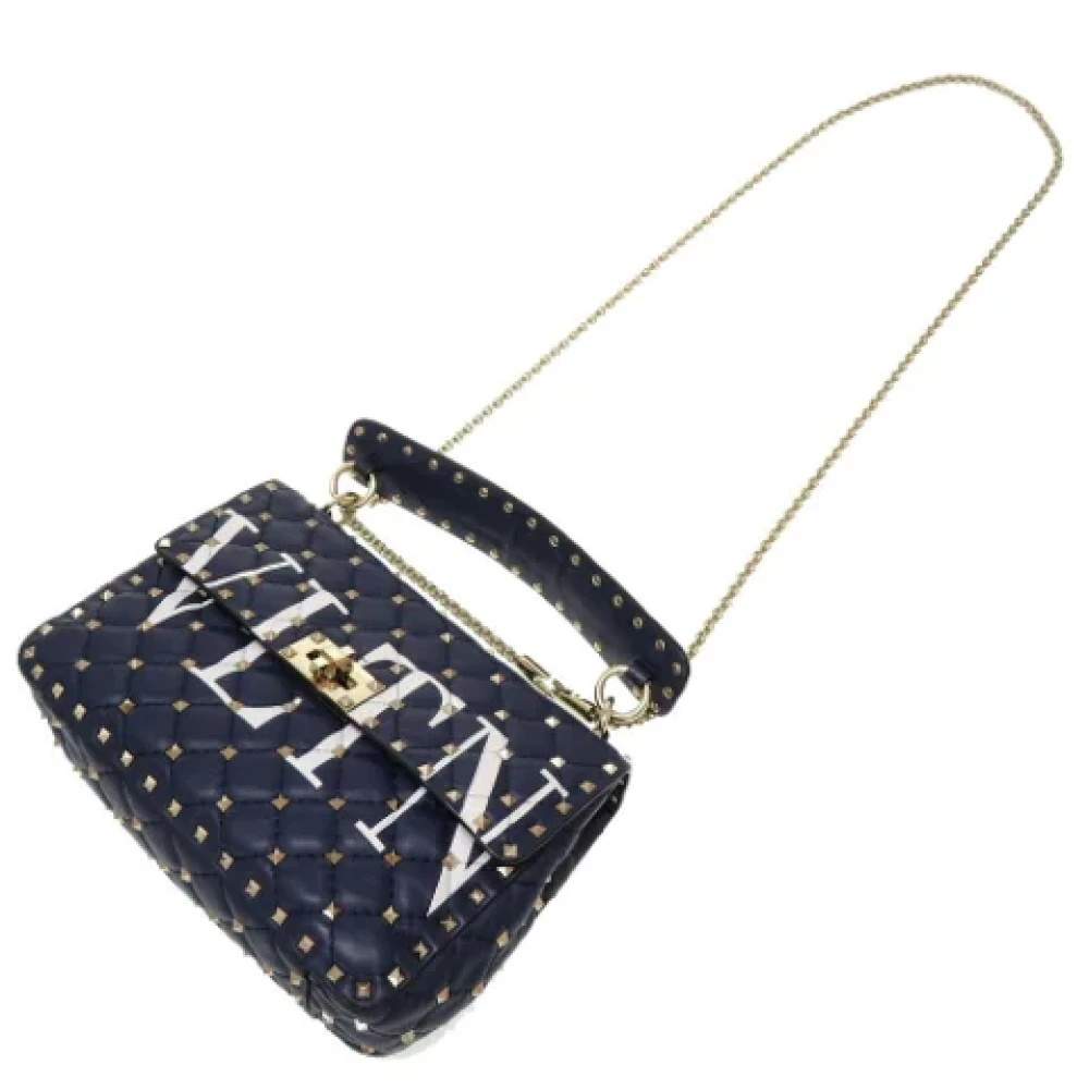 Valentino Vintage Pre-owned Fabric shoulder-bags Black Dames