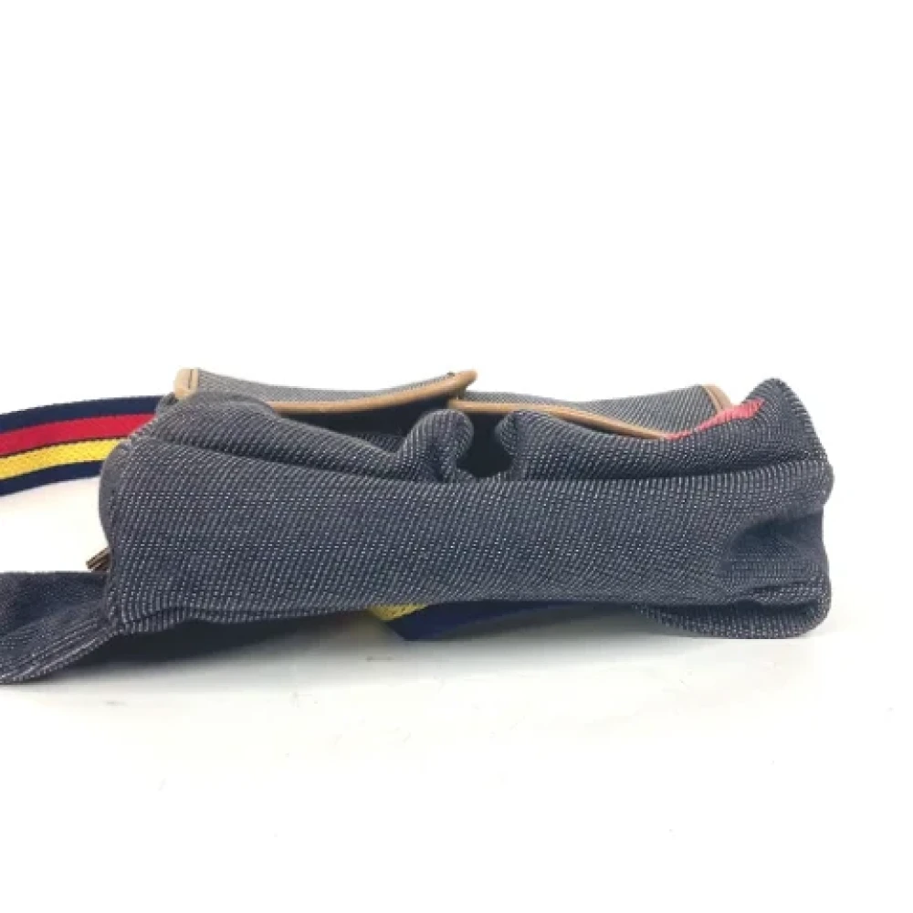 Fendi Vintage Pre-owned Leather fendi-bags Blue Dames