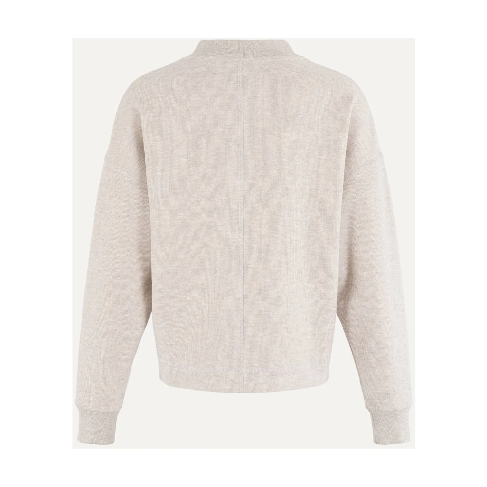 Moscow Stijlvolle Sweatshirt Darn Beige Dames