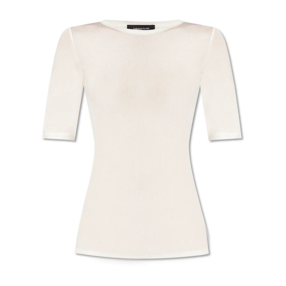 Fabiana Filippi Witte T-shirts & Polos voor vrouwen White Dames