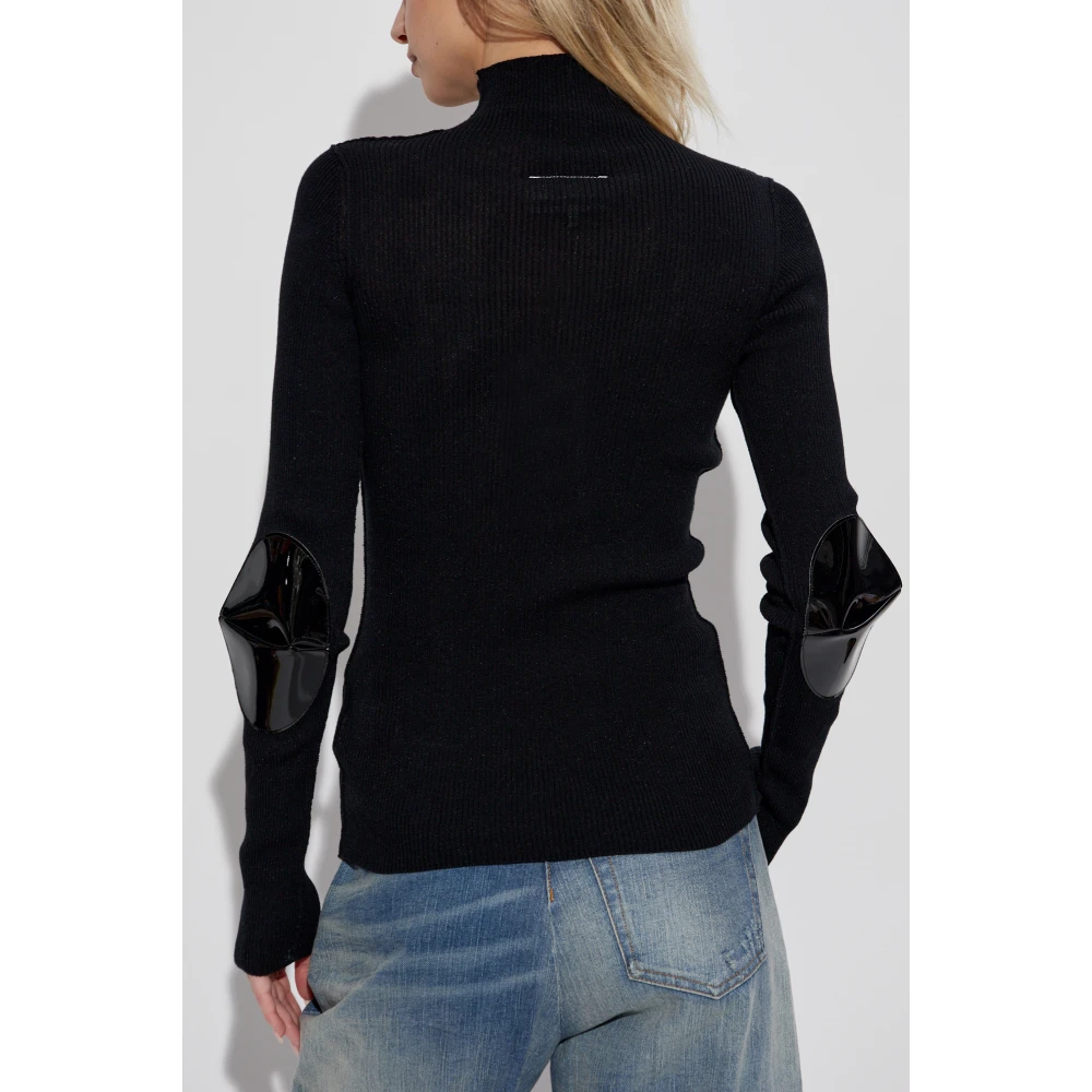 MM6 Maison Margiela Katoenen coltrui Black Dames