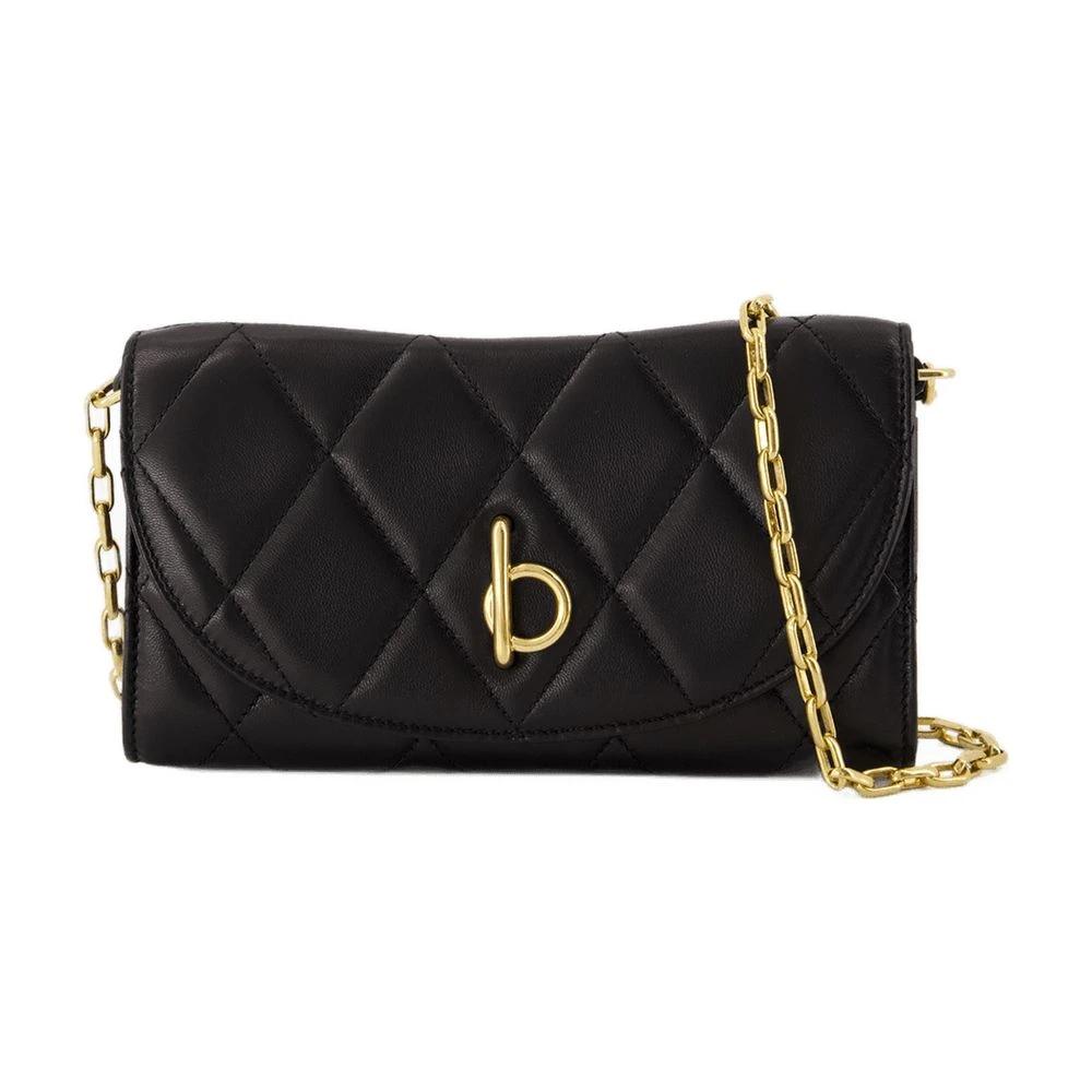 Burberry Women's Black Rocking Horse Wallet On Chain - Cross Body Bags - One Size - Bags